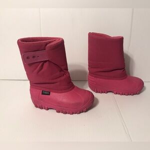 TUNDRA pink winter snow insulated boots kids girl’s size 10